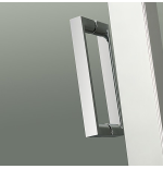 Box doccia porta nicchia 2 ante in cristallo 6mm stampato C, apertura scorrevole (cm 97-101)