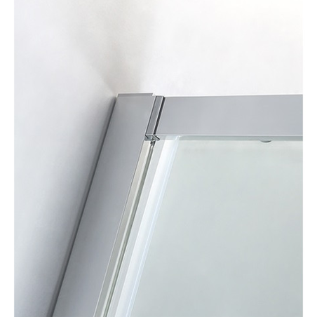 Box doccia porta nicchia 2 ante in cristallo 6mm stampato C, apertura scorrevole (cm 97-101)