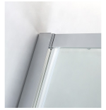 Box doccia porta nicchia 2 ante in cristallo 6mm stampato C, apertura scorrevole (cm 97-101)