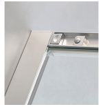 Box doccia porta nicchia 2 ante in cristallo 6mm stampato C, apertura scorrevole (cm 97-101)