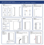 Box doccia semicircolare 80 x 80 soffietto apertura laterale