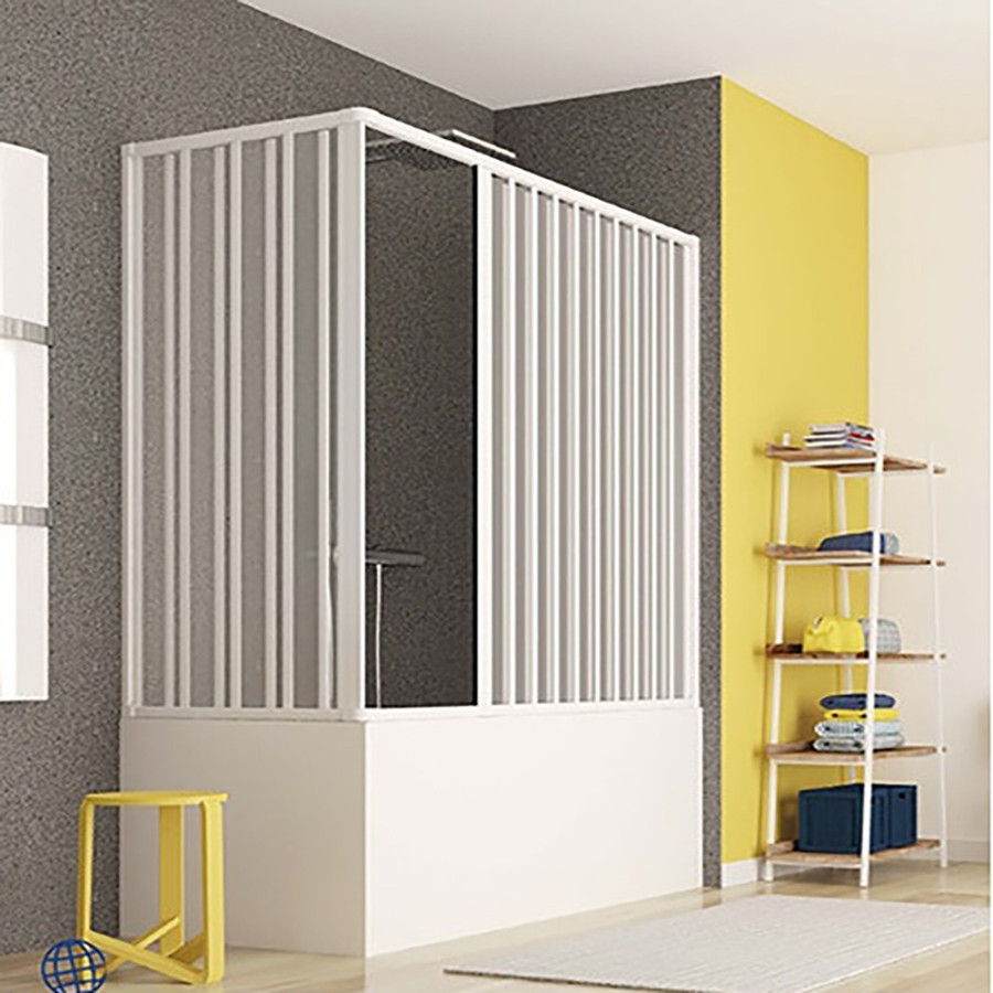 Box sopravasca 160x70 soffietto apertura angolare