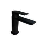 Rubinetto lavabo nero opaco con piletta scarico 1"1/4 - TIMEA