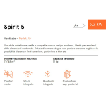 Stufa a Pellet Spirit 5 kW Cadel con Wi-Fi Integrato