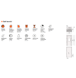 Stufa a Pellet Cristal 7 Up 7,2 kW Ventilata Cadel