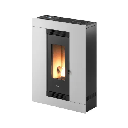 Stufa a Pellet Luce Plus 9 kW Ventilata Slim Cadel