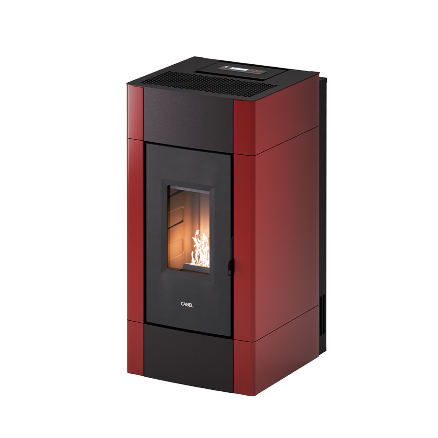 Stufa a Pellet Cristal Plus 9 kW Ventilata Slim Cadel