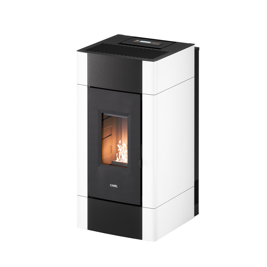 Stufa a Pellet Cristal Plus 9 kW Ventilata Slim Cadel