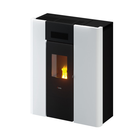 Stufa a Pellet Maya Idro 24 kW Ventilata Cadel