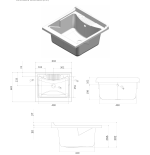 Lavatoio 60x60 2 Ante In PVC Per Esterno E Interno