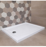 piatto doccia in acrilico 70x90 completo di piletta