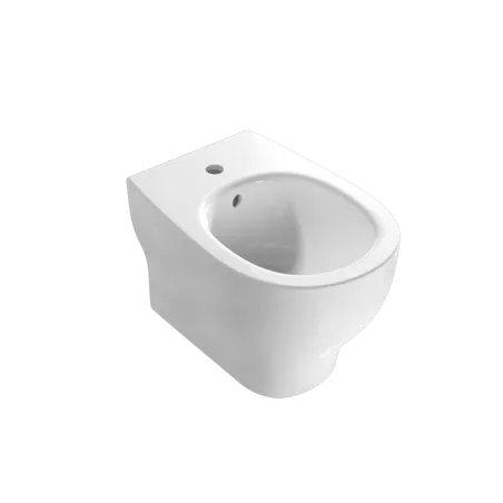 BIDET SOSPESO GRACE GLOBO GRS10 MONOFORO BIANCO IN CERAMICA