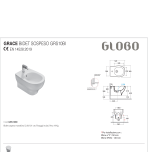 Sanitari sospesi Grace Globo con copriwater originale