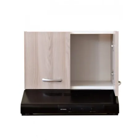 Pensile cucina 60cm con cappa e ante color Rovere