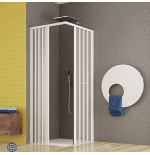 Box Doccia Disabili 87 X 130 Fuori Misura Soffietto Apertura Centrale