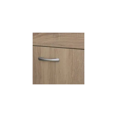 Sottolavello Rovere 3 Ante Cm.120 Con Lavello Inox 2 Vasche a Destra