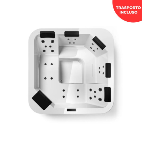 Minipiscina Breeze 190 190x190 idromassaggio Treesse