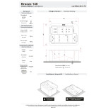 Minipiscina Breeze 190 190x190 idromassaggio Treesse