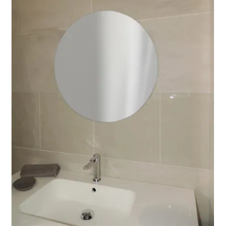Specchio Rotondo Filo Lucido 65 cm Made in Italy