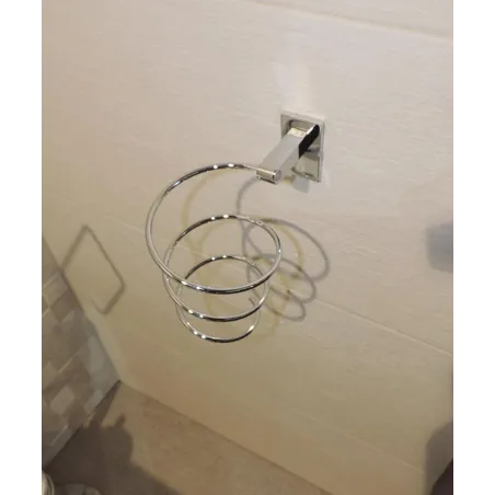 Porta Phon da Parete Gedy 5056 in Acciaio Inox Cromall