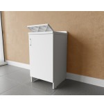 Lavatoio Monoanta Vasca Resina Bianco 45×50×85 cm – 7006AK