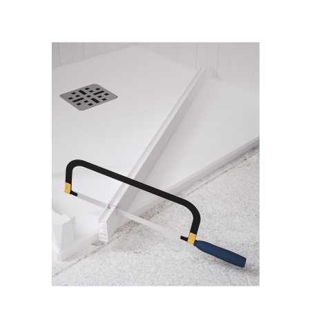Box doccia semicircolare scorrevole acrilico 90-85 cm apertura centrale
