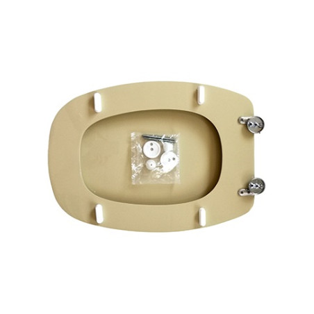 Sedile coprivaso Italica Pozzi Ginori champagne poliestere