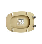 Sedile coprivaso Italica Pozzi Ginori champagne poliestere