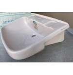 Pozzi Ginori Square Lavabo Semincasso Rosa orientale 64x54 Art. 19103