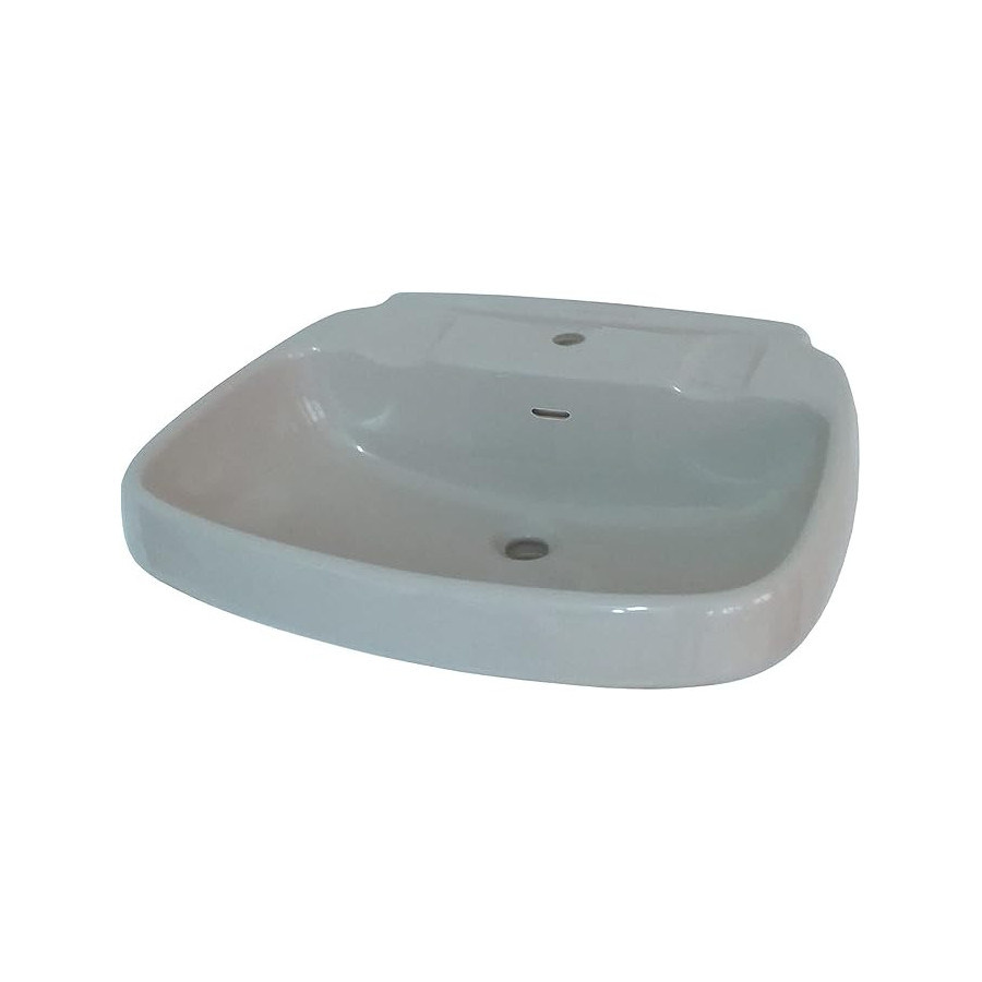 Pozzi Ginori Square Lavabo Semincasso Grigio mondrian 64x54 Art. 19103