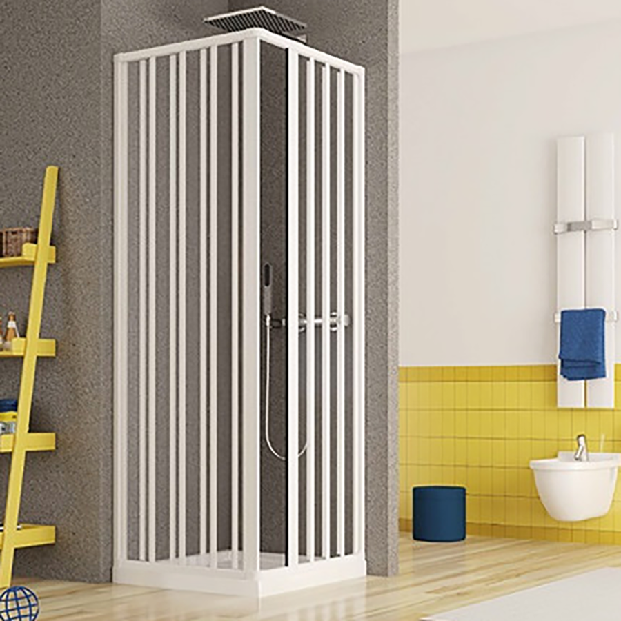 Box doccia angolare 70x90 soffietto apertura angolare H.170