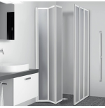 Box Cabina Doccia Angolo Pieghevole 106x106 per Disabili - Accessibilità e Comfort