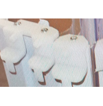 Ricambio gancio di scorrimento in PVC per Box doccia a soffietto