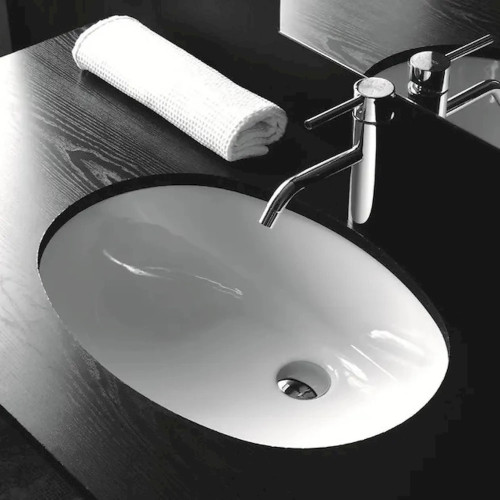 Lavabo Sottopiano Incasso Ceramica 50x41 Cm