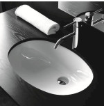 Lavabo Sottopiano Incasso Ceramica 50x41 Cm