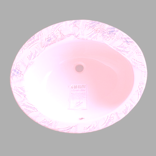 Lavabo Rosa Ideal Standard Vanitory T0960 Incasso Soprapiano 62x53