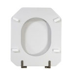 Sedile Copriwater Cesame Deco' color Bianco in Poliestere