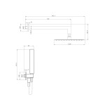 Kit doccia quadrato