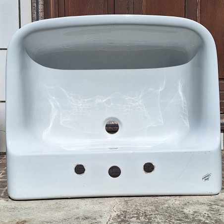 Lavabo Semincasso Conca Ideal Standard Bianco 64x54 cm 3 fori