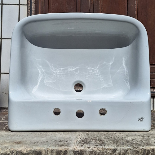 Lavabo Semincasso Conca Ideal Standard Bianco 64x54 cm 3 fori