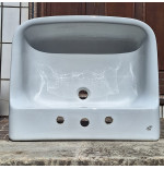 Lavabo Semincasso Conca Ideal Standard Bianco 64x54 cm 3 fori