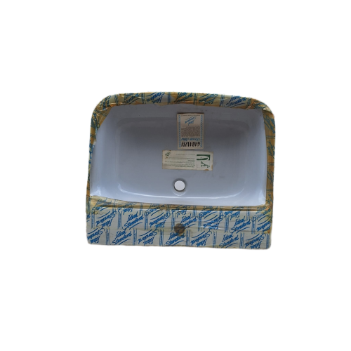Lavabo Conca in Porcellana Cm 69 X 57 Grigio