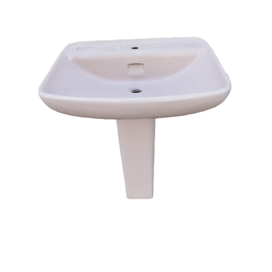 Lavabo Soprapiano Da Incasso In Ceramica Cm 63,5 X 53,5 Con difetto