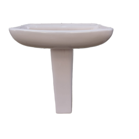 Lavabo Soprapiano Da Incasso In Ceramica Cm 63,5 X 53,5 Con difetto
