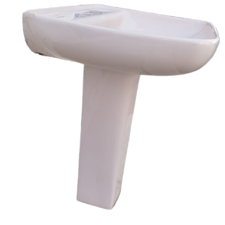 Lavabo Soprapiano Da Incasso In Ceramica Cm 63,5 X 53,5 Con difetto