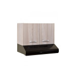 Pensile Cucina 90 cm 2 Ante Color Rovere (motore cappa escluso)