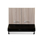 Pensile Cucina 90 cm 2 Ante Color Rovere (motore cappa escluso)