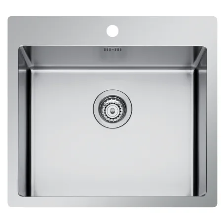Lavello Monovasca Inox 55x51 cm con Difetto