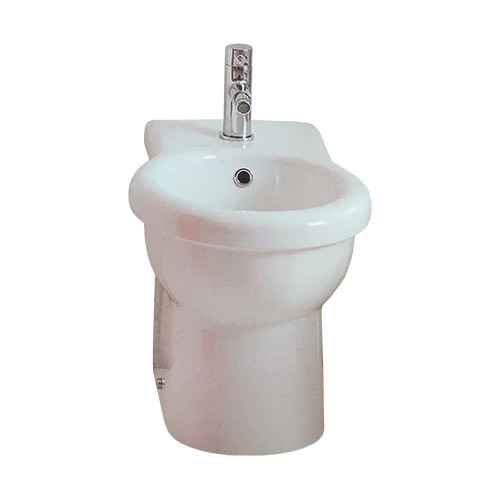 Bidet Terra Kerasan Volant Filo Muro Ceramica Bianca Made Italy