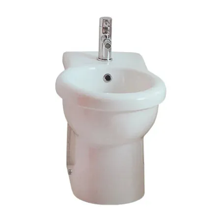 Bidet Terra Kerasan Volant Filo Muro Ceramica Bianca Made Italy